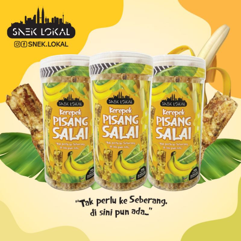 Kerepek Pisang Salai By Snek Lokal Shopee Malaysia