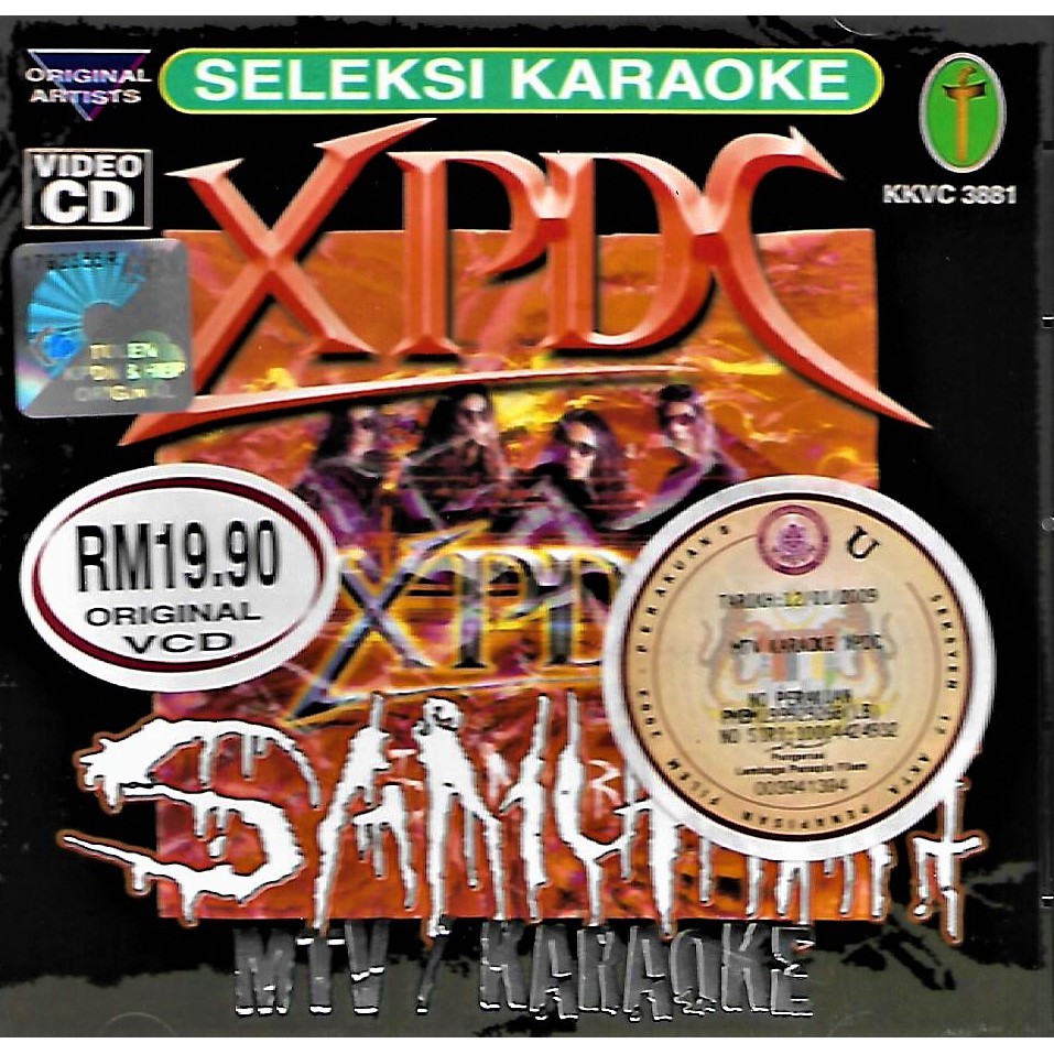 XPDC Samurai Seleksi MTV KARAOKE VCD Shopee Malaysia