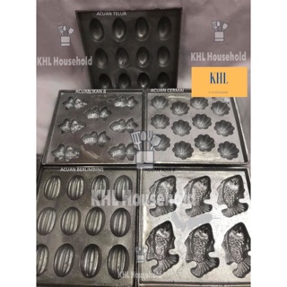 Acuan Bahulu Segi Aluminium Mould Bahulu Acuan Kuih Cara Kuih Bahulu