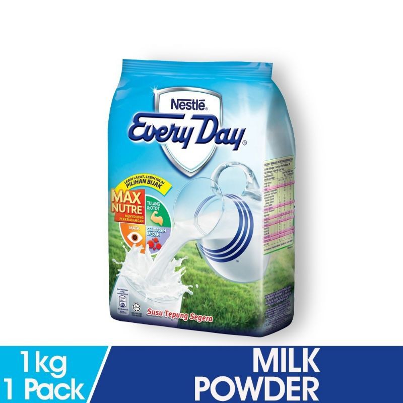 Nestle Every Day Milk Powder Softpack 1kg Shopee Malaysia