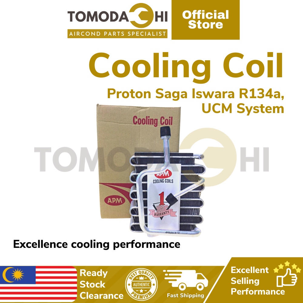 TOMODACHI Air Cond Cooling Coil Aircond Proton Iswara R134a UCM System