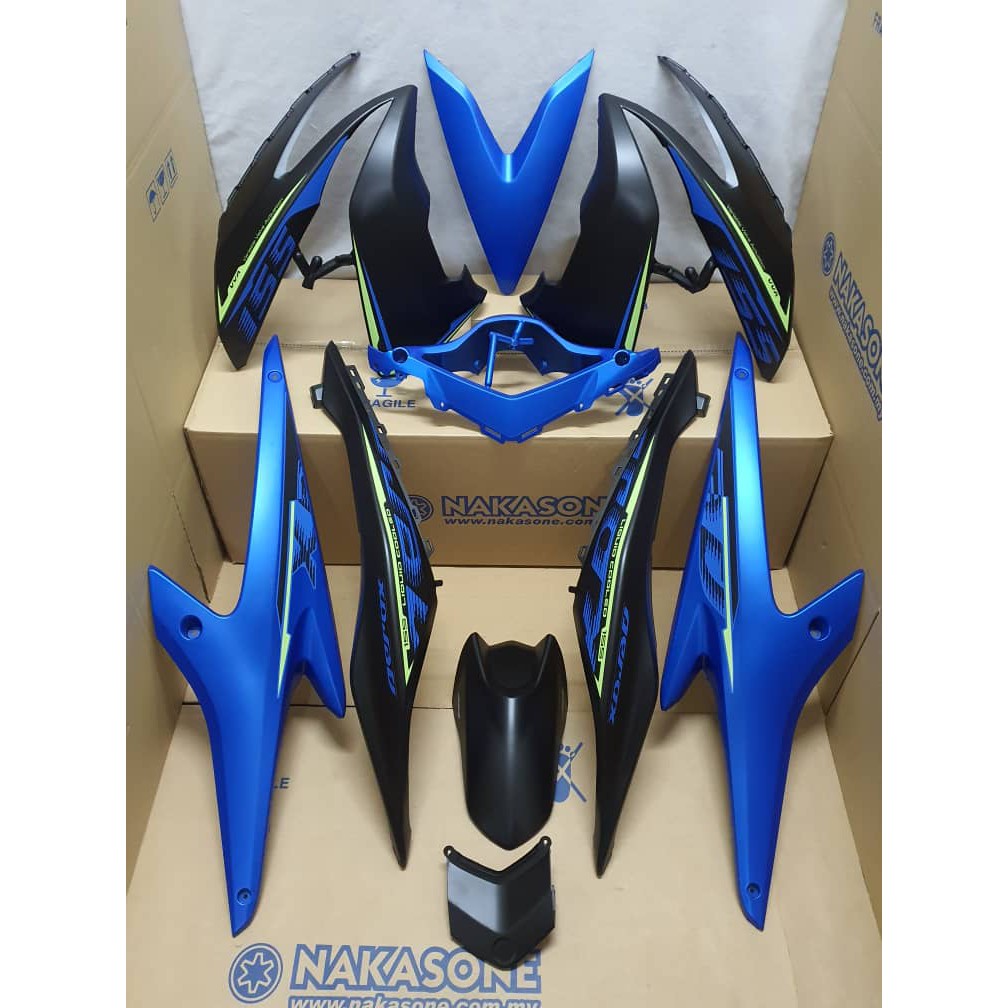 Yamaha Nvx V Nvx V Cover Set Thailand Abs Version Black Blue