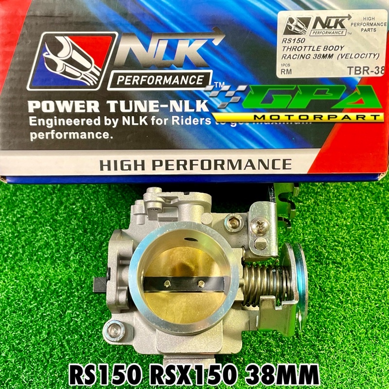 NLK PERFORMANCE RACING THROTTLE BODY HONDA RS150 RSX150 32MM 34MM 36MM