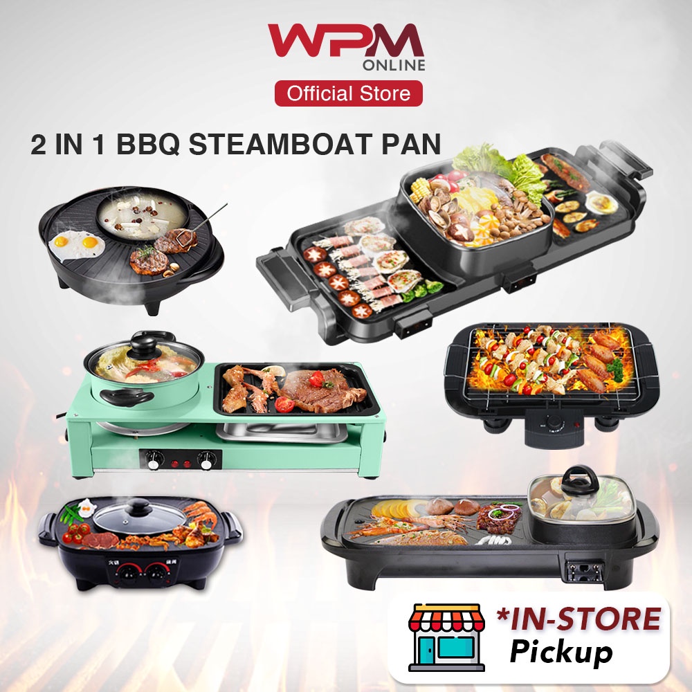 Clearance In Steamboat Bbq Electric Hot Pot Pan Grill Steamboat