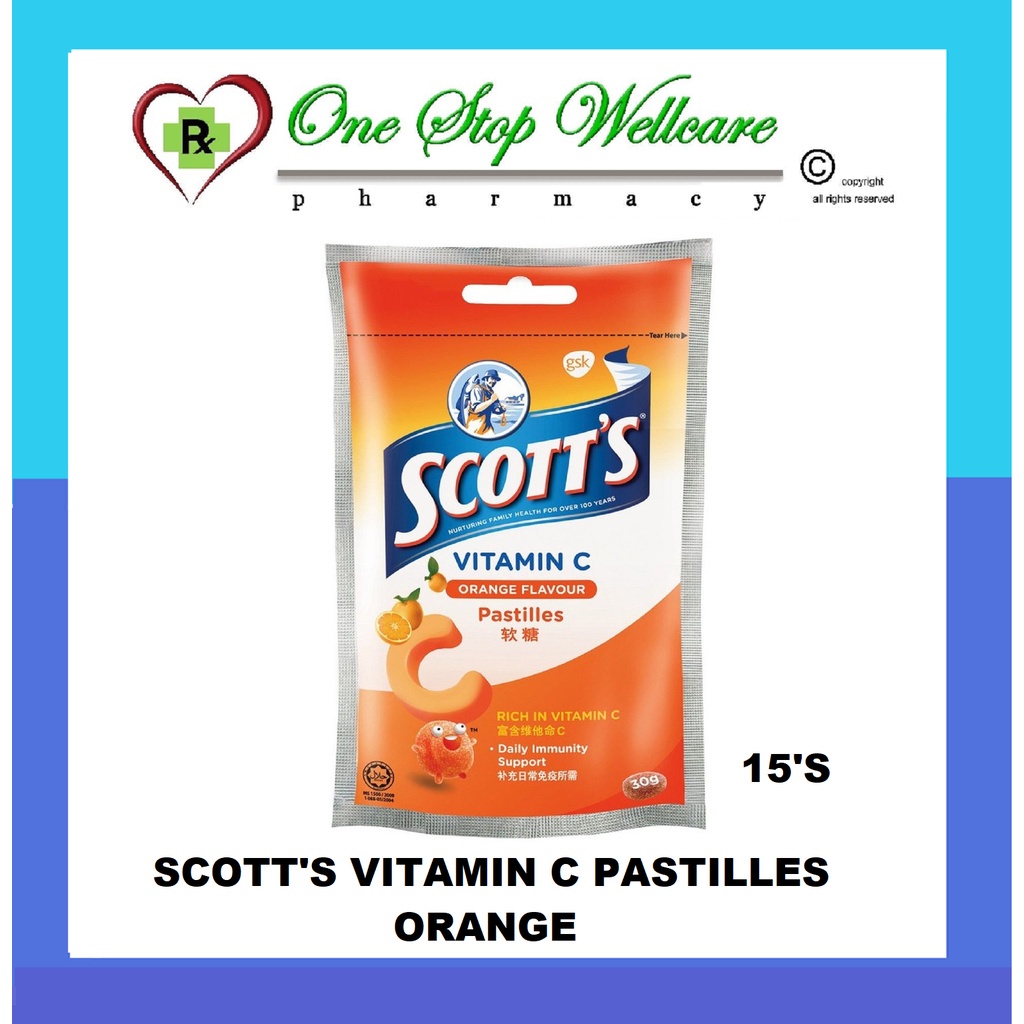 Scott S Vitamin C Pastilles S S Blackcurrant Mango