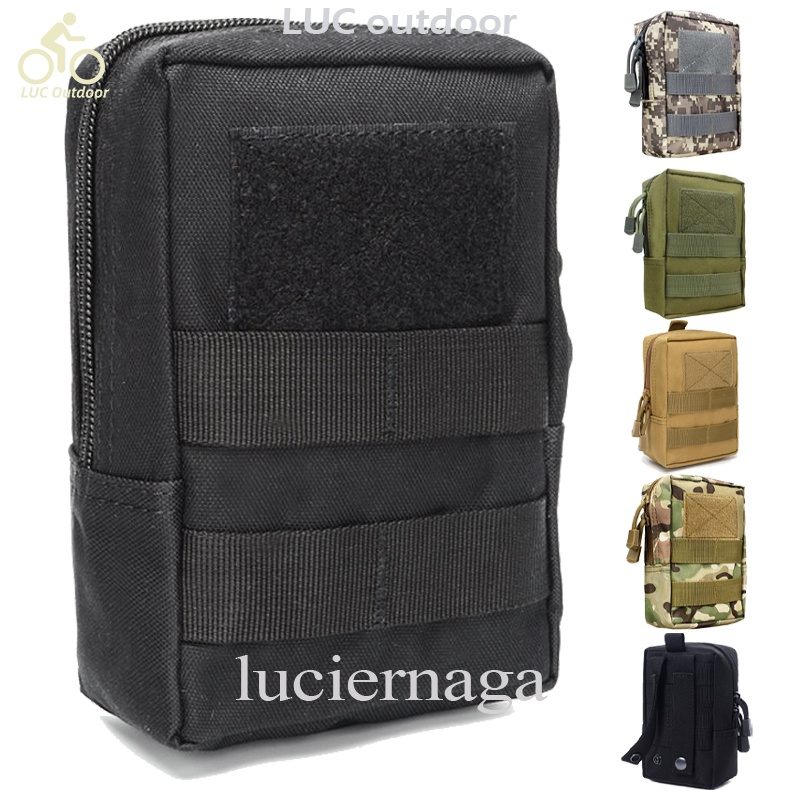 LUC Multifunctional 1000D Outdoor Waist Bag EDC Molle Tool Zipper