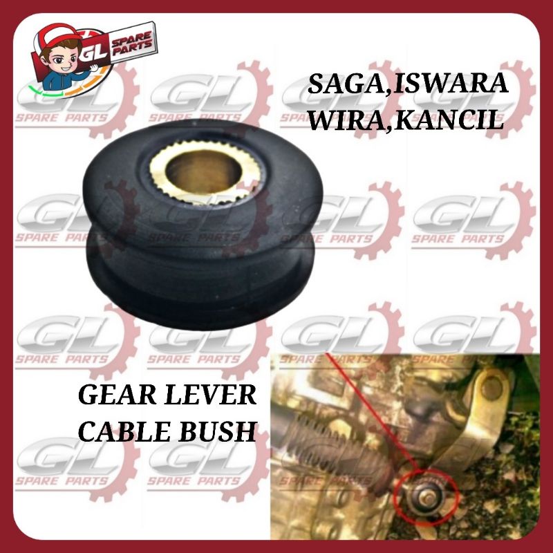 GEAR LEVER CABLE BUSH WIRA KANCIL PERODUA PROTON SAGA ISWARA SILICONE