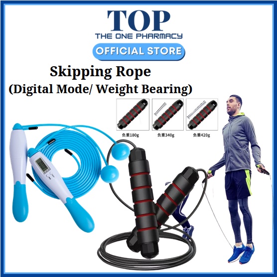 Fitness Equipment Weight Bearing Skipping Rope Digital Dual Jump Rope