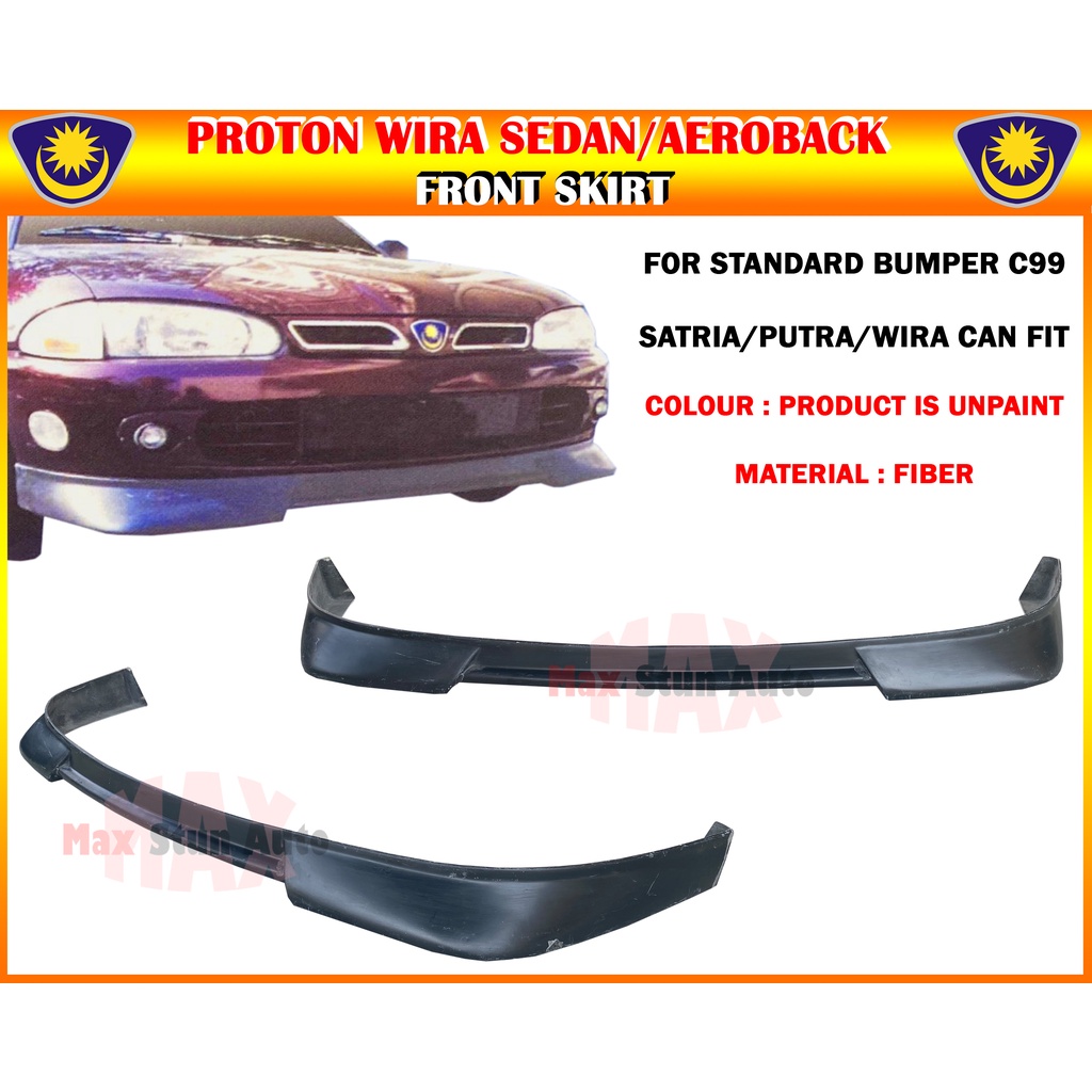 Proton Wira Sedan Saloon Aeroback Satria Putra Front Skirt For Se