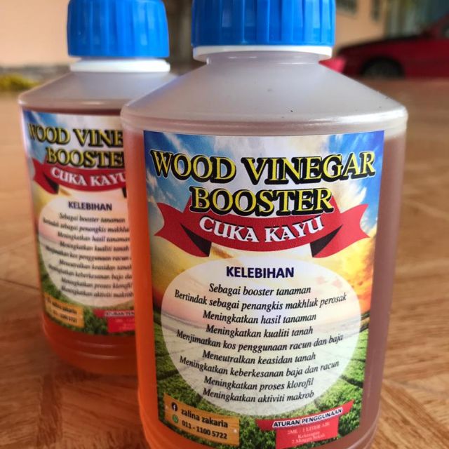 Cuka Kayu Organik 500ml Wood Vinegar Booster Shopee Malaysia