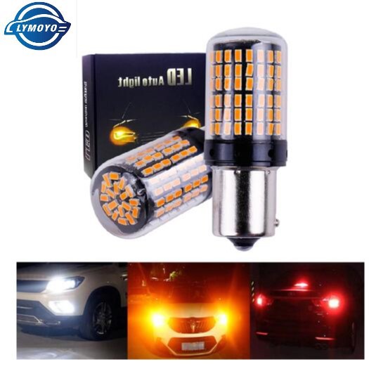 1PCS Led Car T20 Led 144smd CanBus S25 1156 BA15S P21W LED BAY15D