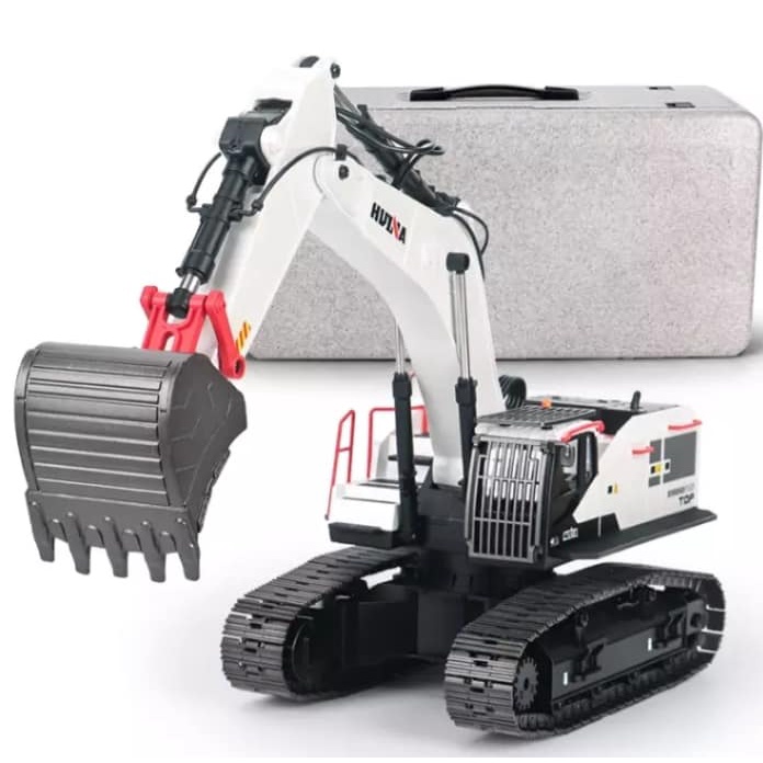 Huina Rc Excavator Original G Channel Scale Alloy