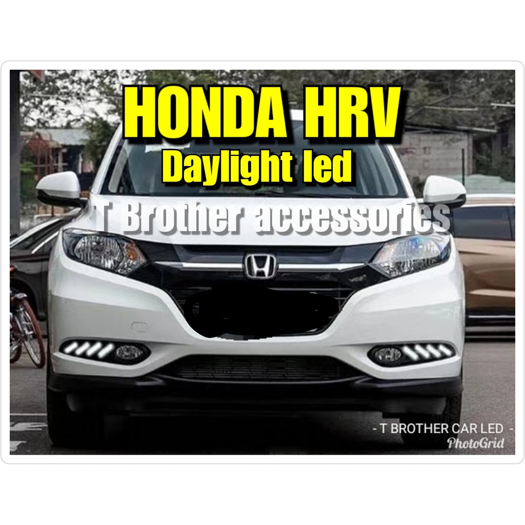 HONDA HRV HR V FOGLAMP COVER DAYLIGHT DRL LED DAYTIME RUNNING LED