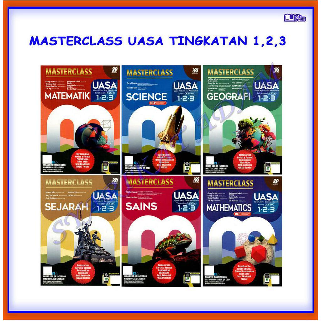 ADM BUKU RUJUKAN MASTERCLASS UASA KSSM TINGKATAN 1 2 3 SASBADI