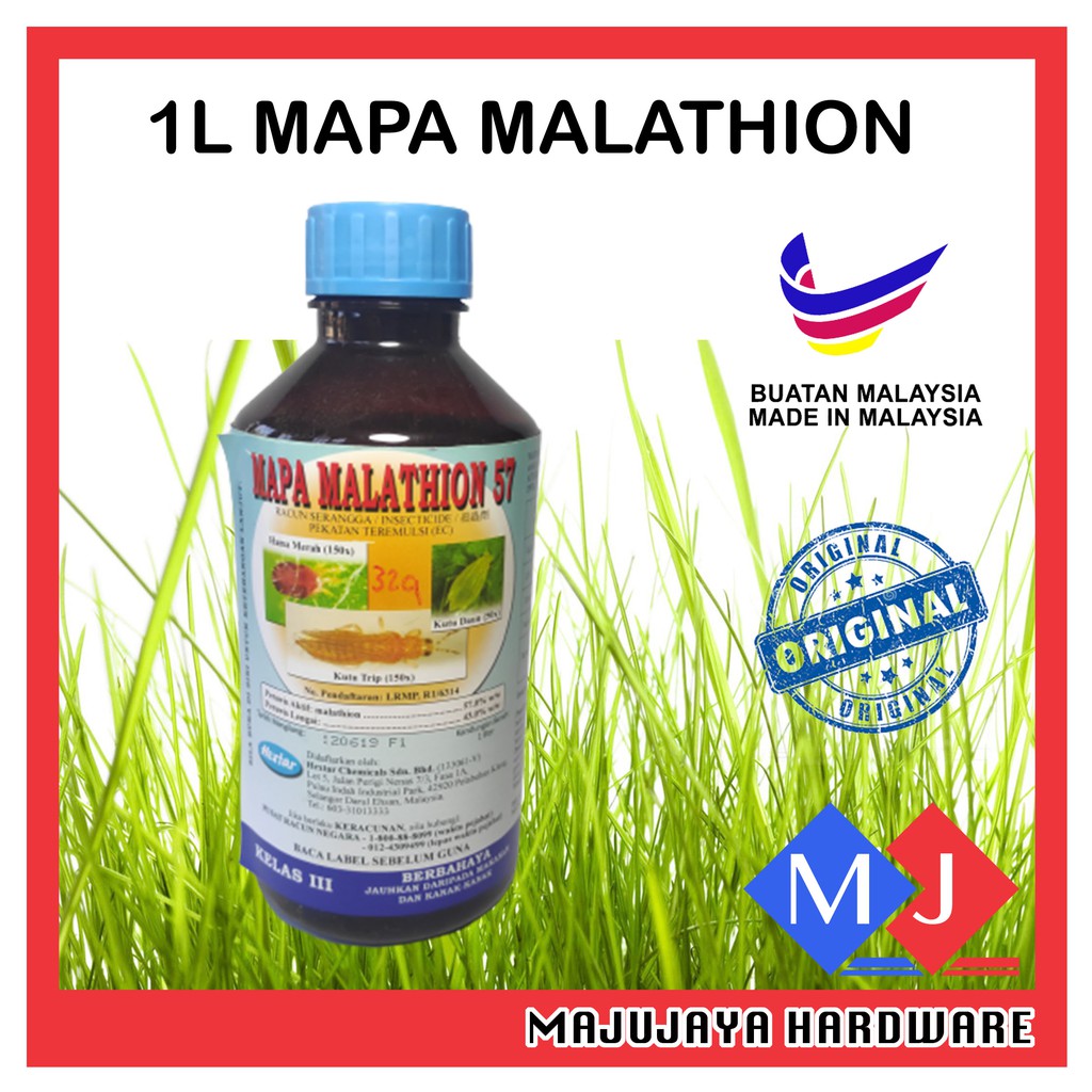 1 Liter MAPA MALATHION Racun Serangga Hama Merah Kutu Daun Kutu Trip