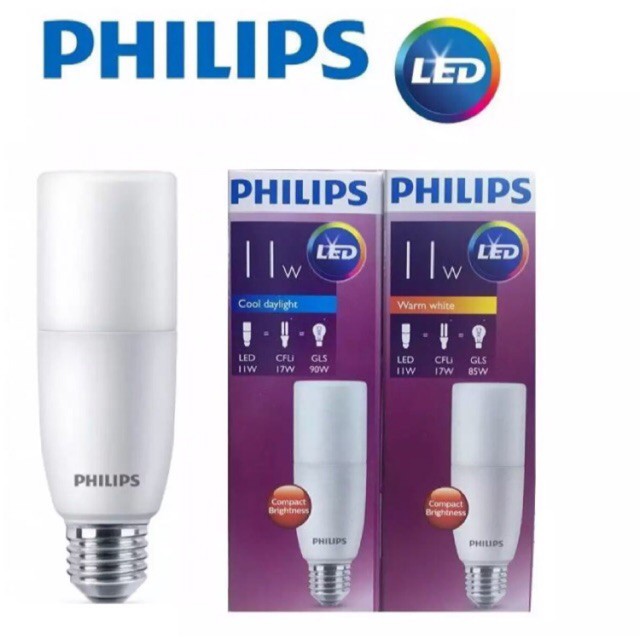 Philips Led Stick Bulb W Cool Daylight Warm White Shopee Malaysia