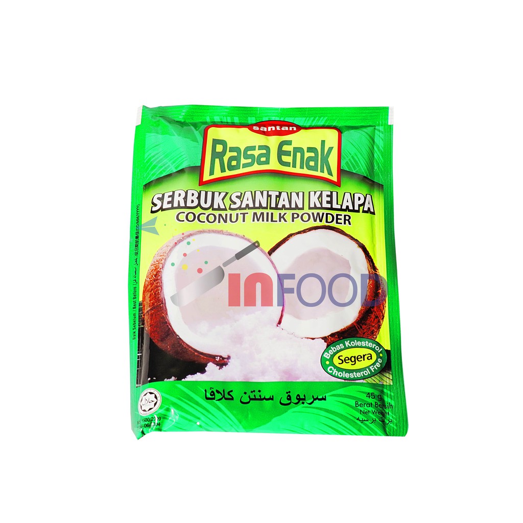 Rasa Enak Serbuk Santan Kelapa Coconut Milk Powder 40g Shopee Malaysia