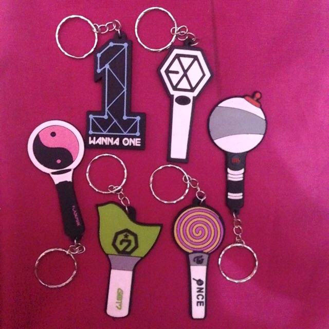 Ready Key Chain RUBBER EXO BTS Woman ONE BLACKPINK GOT7 TWICE