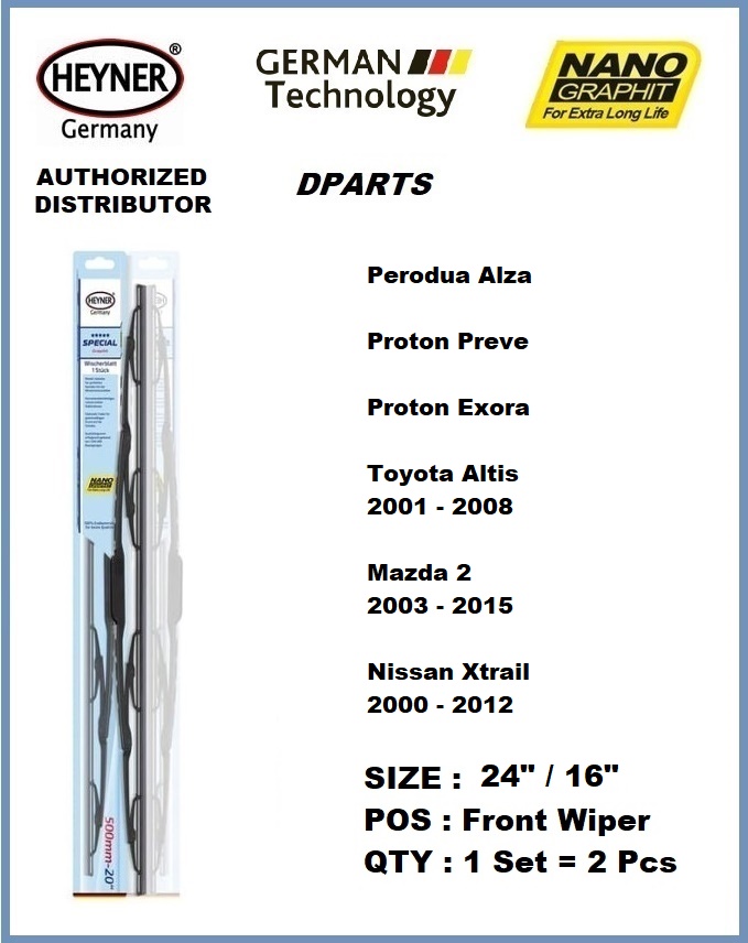 Heyner Special Graphit Wiper Blade 24 16 Alza Preve Exora