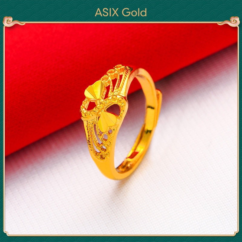 Asixgold Cincin Wanita Emas Melayu Emas Korea Bangkok Emas