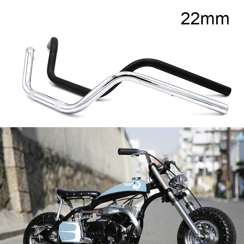 Black Mm Handlebar High Rise Drag Bar For Honda Yamha Suzuki