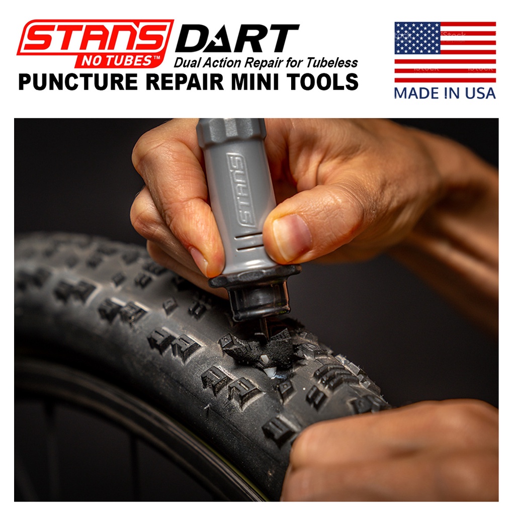 STANS No Tube Dart Tubeless Puncture Repair Kit Refill Insert For Road