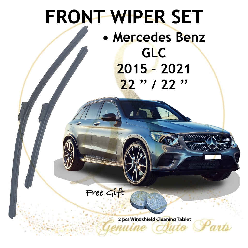 MERCEDES BENZ GLC WIPER BLADE SET 2015 2021 JAPAN TECHNOLOGY FREE