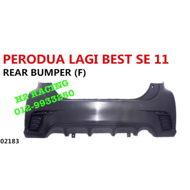 Perodua Myvi Lagi Best Se Rear Bumper Belakang Pp Plastim