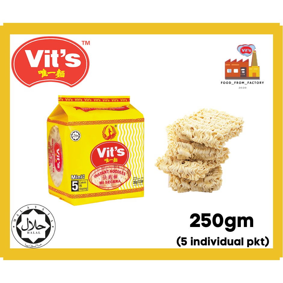 Ready Stock Vits Instant Noodles Mini Pack G Mi Segera Vits Kosong