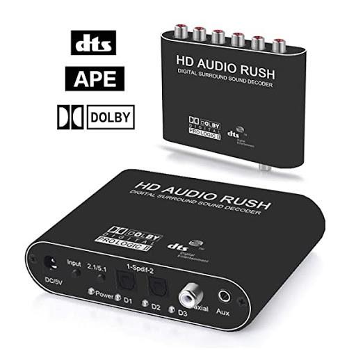 Ch Audio Decoder Spdif Coaxial To Rca Dts Ac Digital To