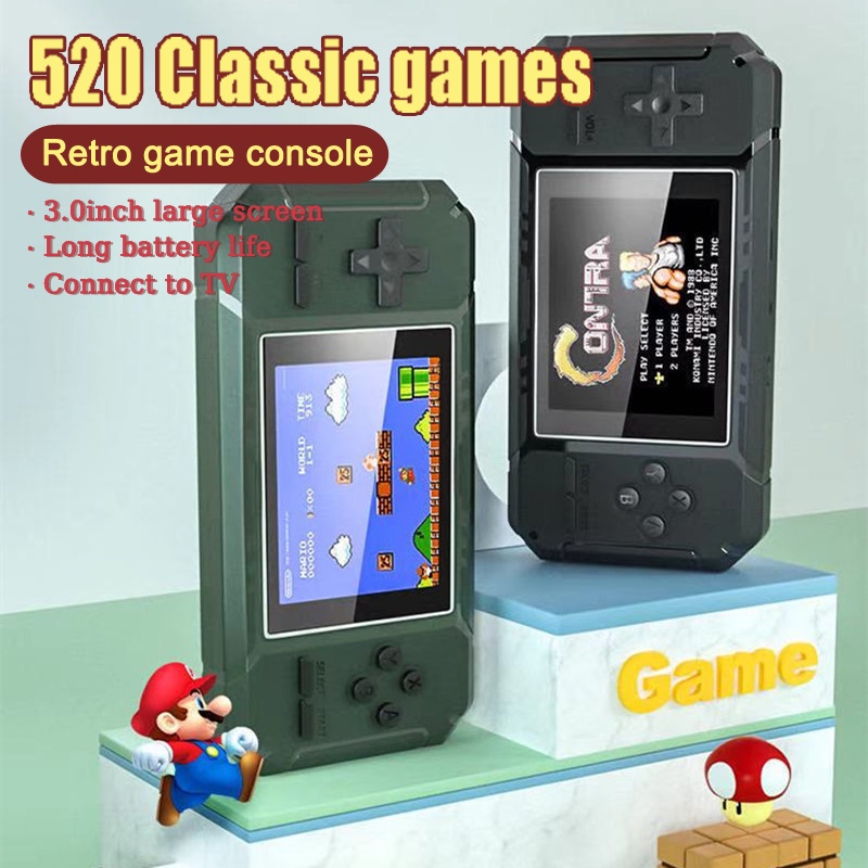 Retro Portable Mini Handheld Game Console 8 Bit 3 0 Inch Color LED HD