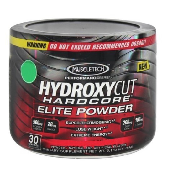 Muscletech Hydroxycut Hardcore Elite Powder Servings Original