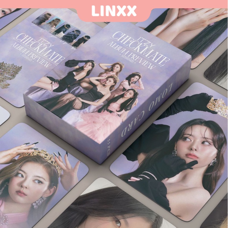 Linxx Pcs Itzy Checkmate Album Lomo Card Kpop Photocards Postcards