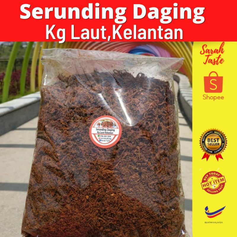 Serunding Daging Kg Laut Kelantan Shopee Malaysia