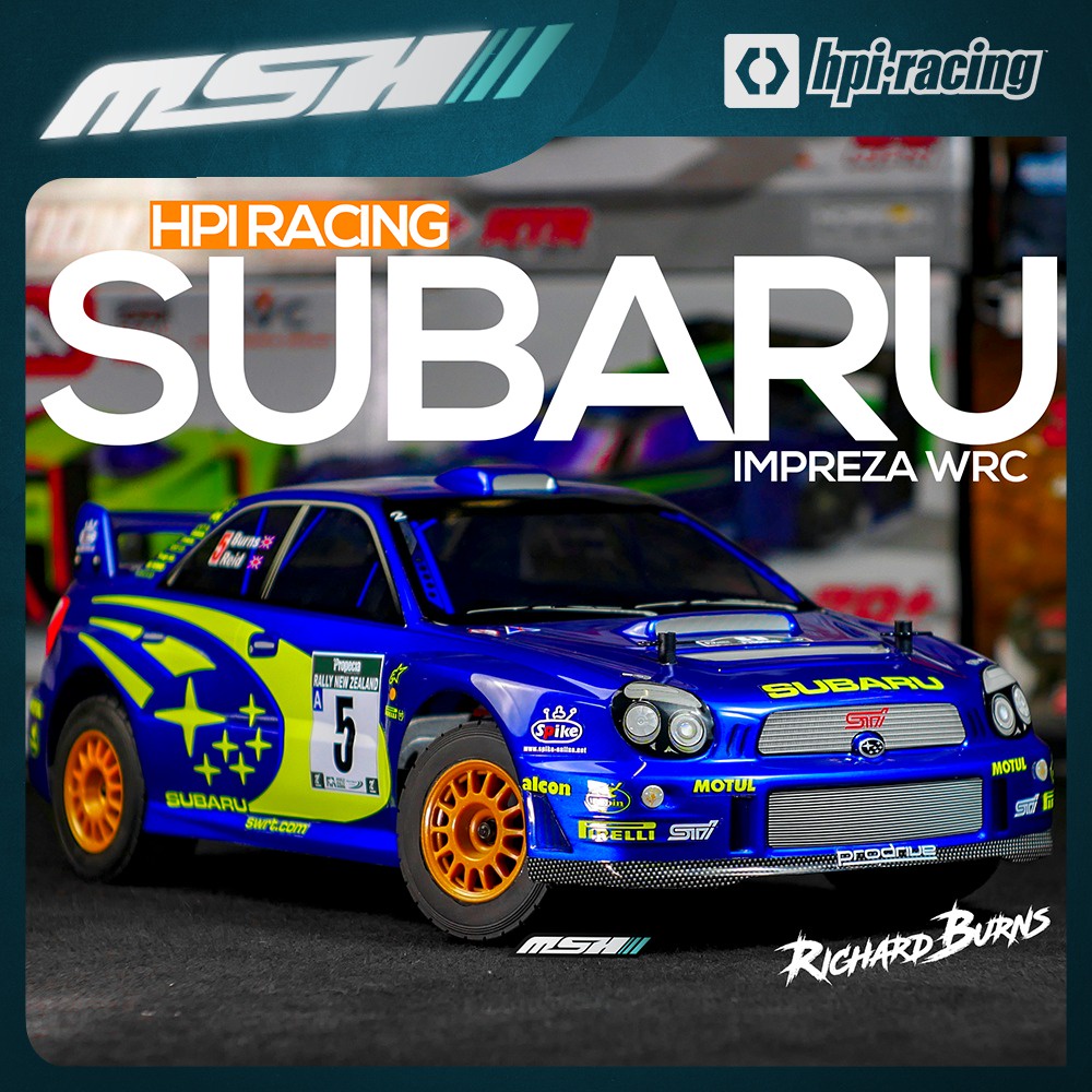 Hpi Wr Flux Wrc Subaru Impreza Rtr Rc Richard Burns Shopee Malaysia