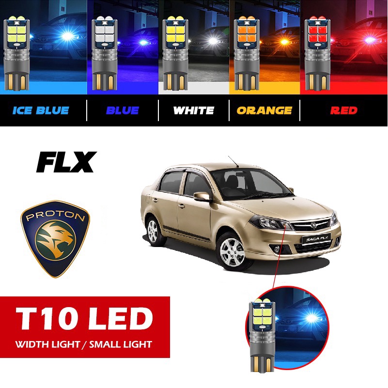 1PC Proton FLX BLM T10 W5W Bulb Small Headlight Dome Light Car Boot