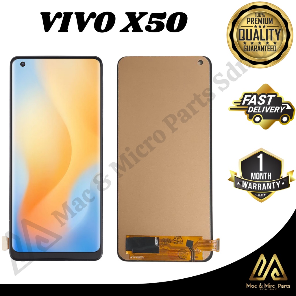 Vivo X50 Fullset LCD Premium Quality Touch Screen Digitizer Replacement