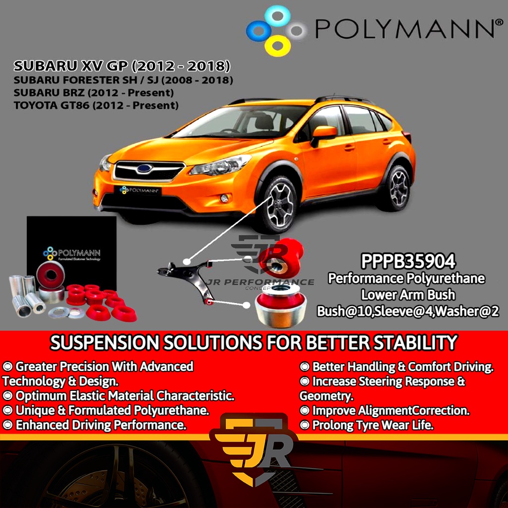 Polymann Pu Front Lower Arm Bush Myvi Vios Altis Alphard Vellfire