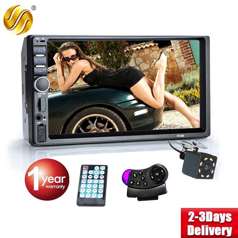 Car Radio Hd Touch Screen Double Din Auto Mp Player B