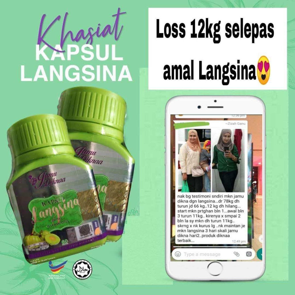 Viral Jamu Diknaa Langsina 100 Original Langsing Kurus Shopee Malaysia