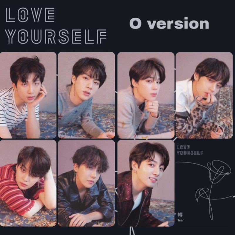 Officialrep Bts Love Yourself Tear O Version Photocard Replica