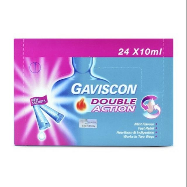 Gaviscon Double Action Liquid Sachet X Ml Shopee Malaysia