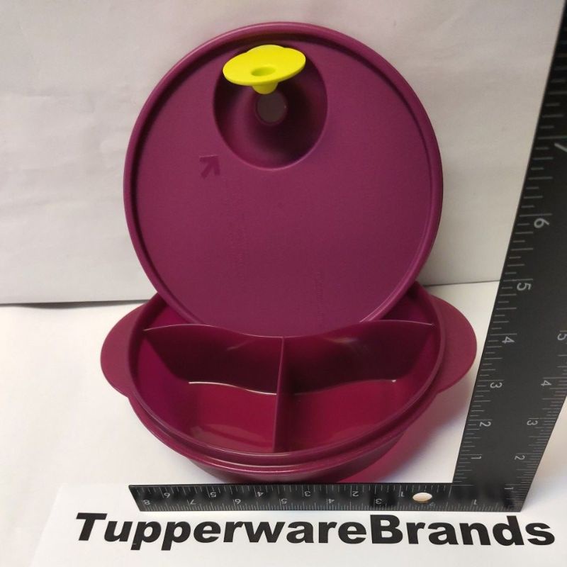 Tupperware CrystalWave Divided Dish 1pc 900ml Shopee Malaysia