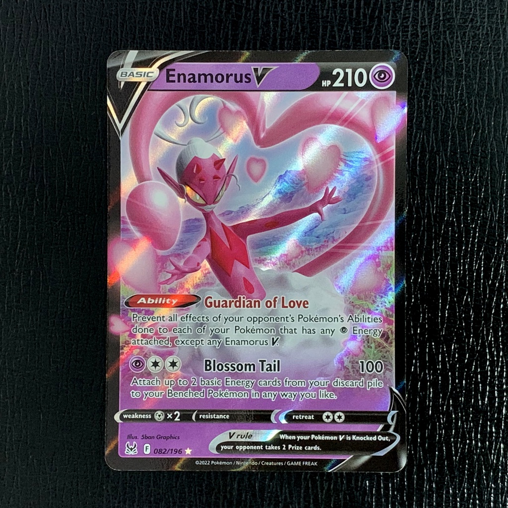 Pokemon TCG Enamorus V 082 196 Ultra Rare PKM V Lost Origin F