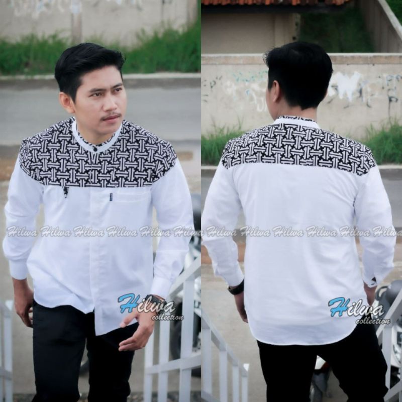 Koko Shirt For Muslim Men Gus Azmi Moslem Muslimin Combination Of