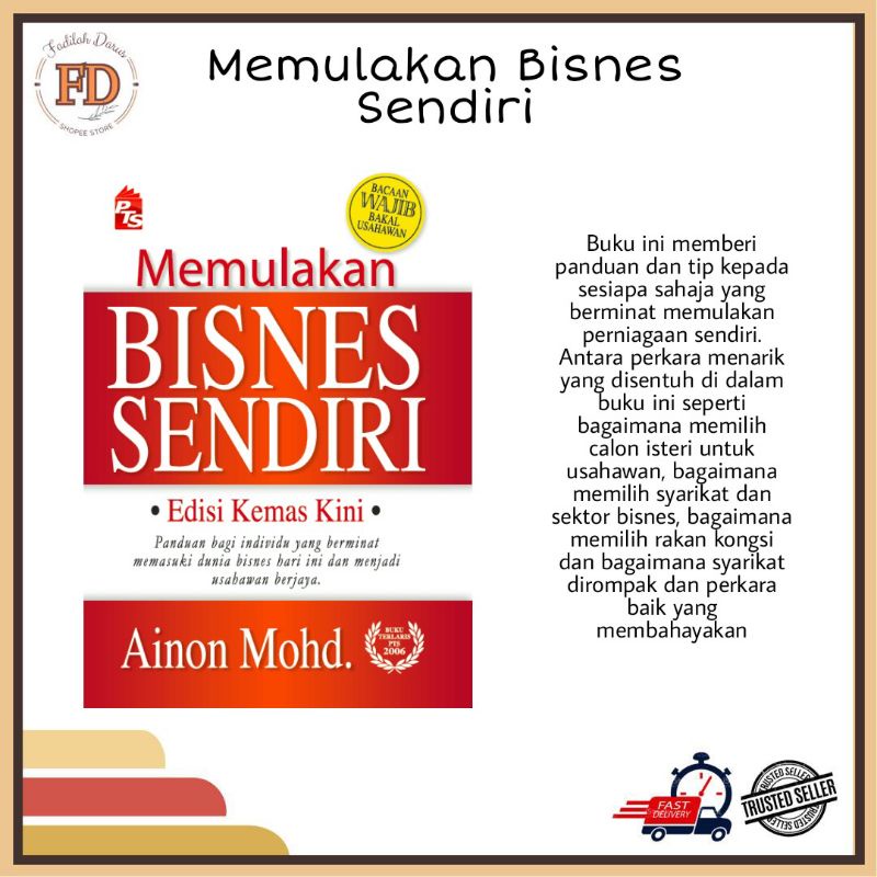 Buku Bisnes Memulakan Bisnes Sendiri Edisi Kemas Kini Shopee Malaysia