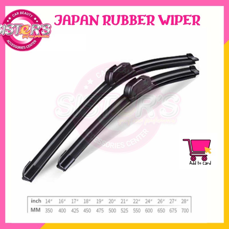 Japan Technology Rubber Car Wiper Honda Mazda Proton Perodua Alza Myvi