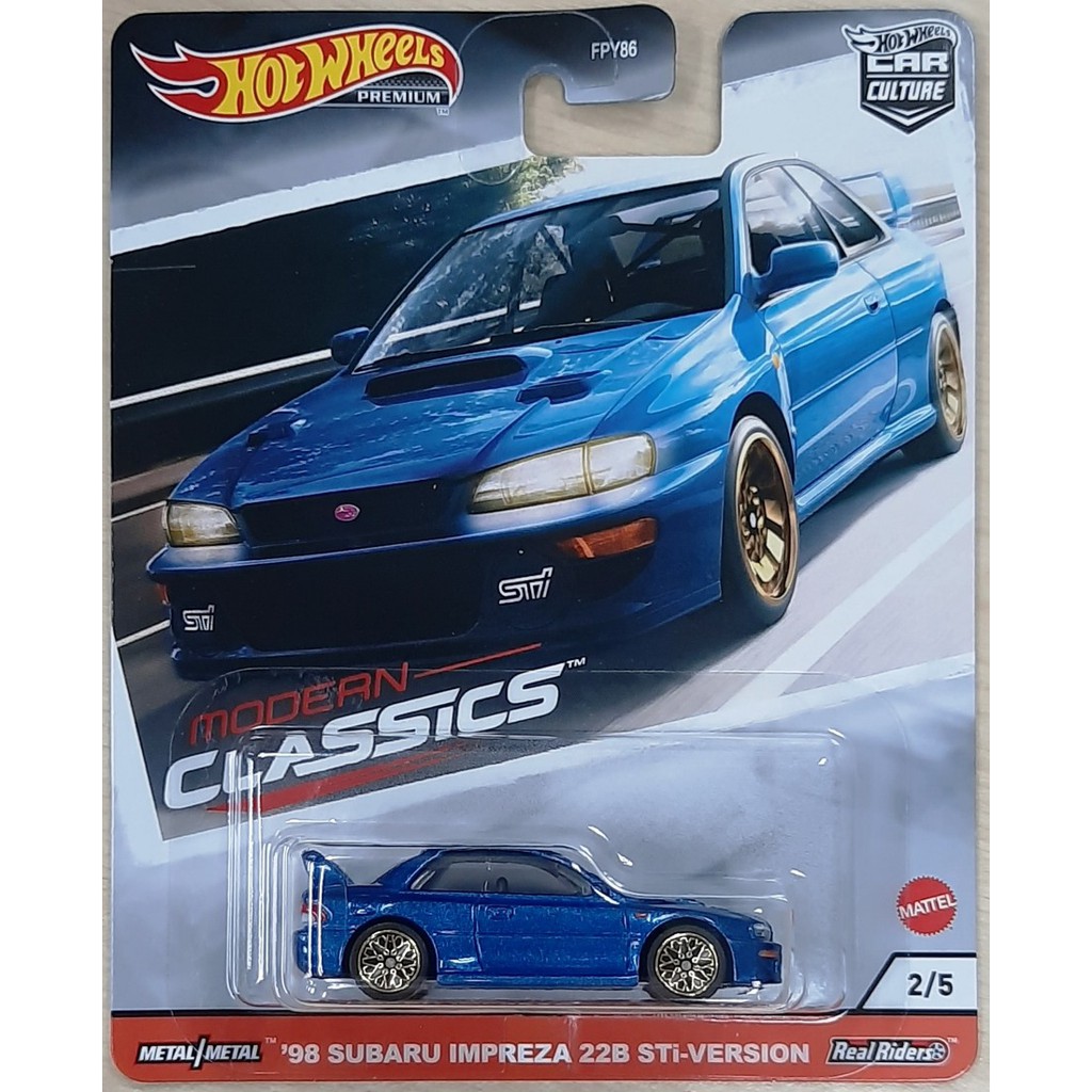 Hot Wheels Premium Subaru Impreza B Sti Version Car Culture