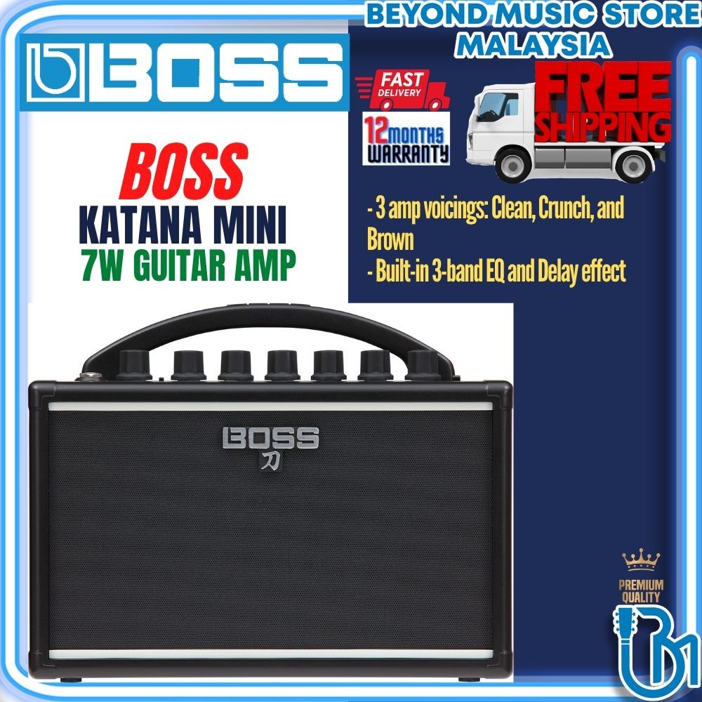 Boss Katana Mini Watt Combo Amplifier Ktn Mini Katana Mini Shopee