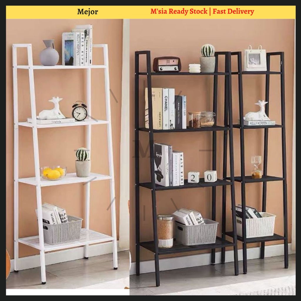 Tier Multipurpose Shelf Metal Shelves Storage Rak Besi Penyimpanan